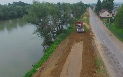 Sanacija savskog nasipa u Kozarskoj Dubici i Gradišci